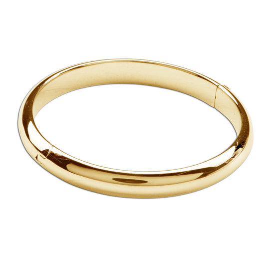 Gold Classic Bangle for Girls Medium 1-5 Years