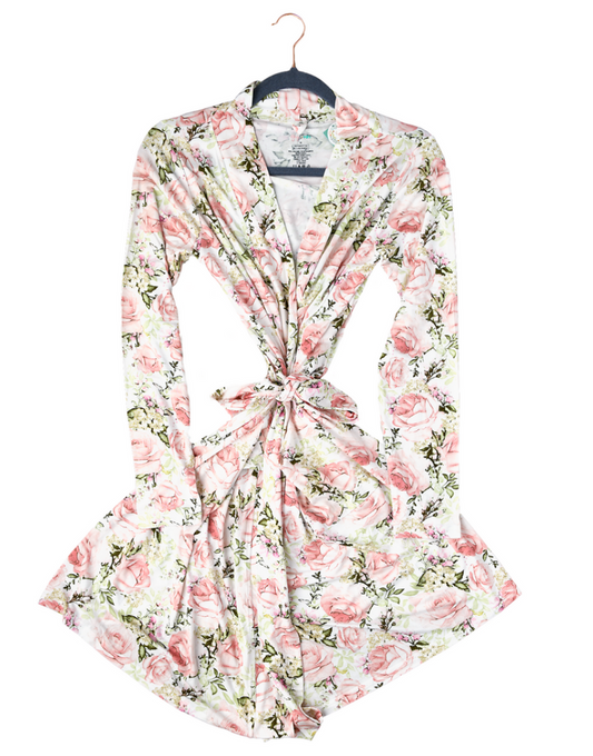 Caroline Floral Mommy Robe