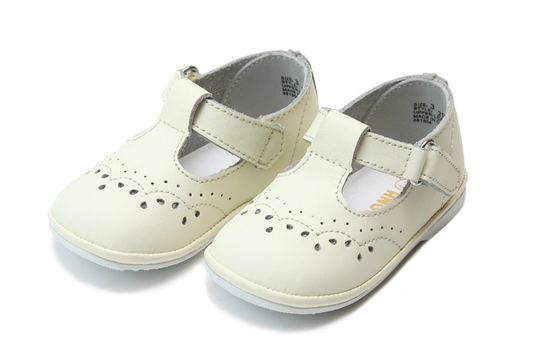 Angels Birdie Mary Jane Shoes-Ecru