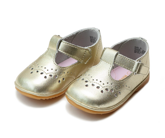 Angels Birdie Mary Jane Shoes- Gold