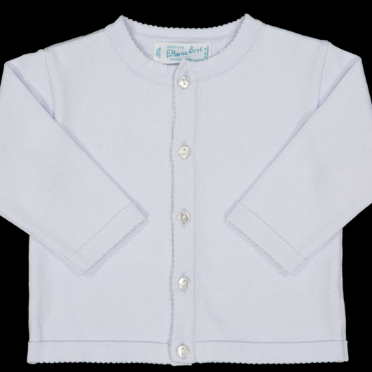Feltman Brothers Blue Classic Cardigan Sweater