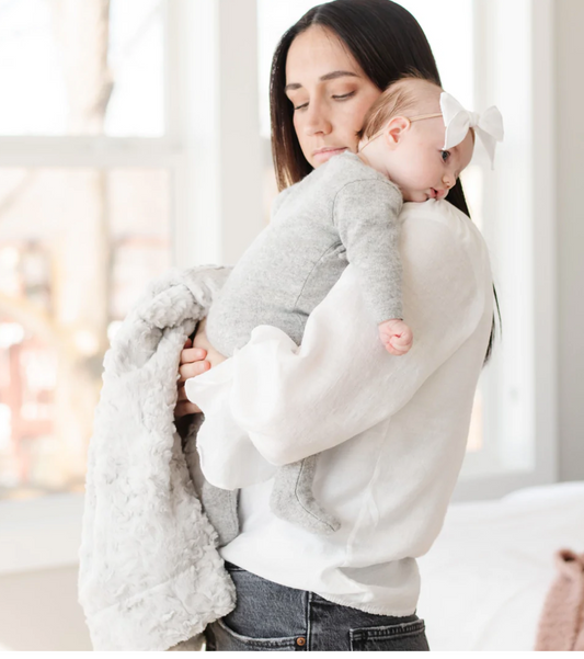 Saranoni Receiving Blanket- Pebble