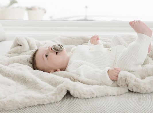 Saranoni Dream Receiving Blanket- Oat