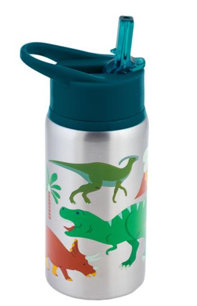 Stephen Joseph Stainless Steel Water Bottle - Dino