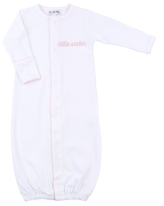 Little Sister Embroidered Converter by Magnolia Baby