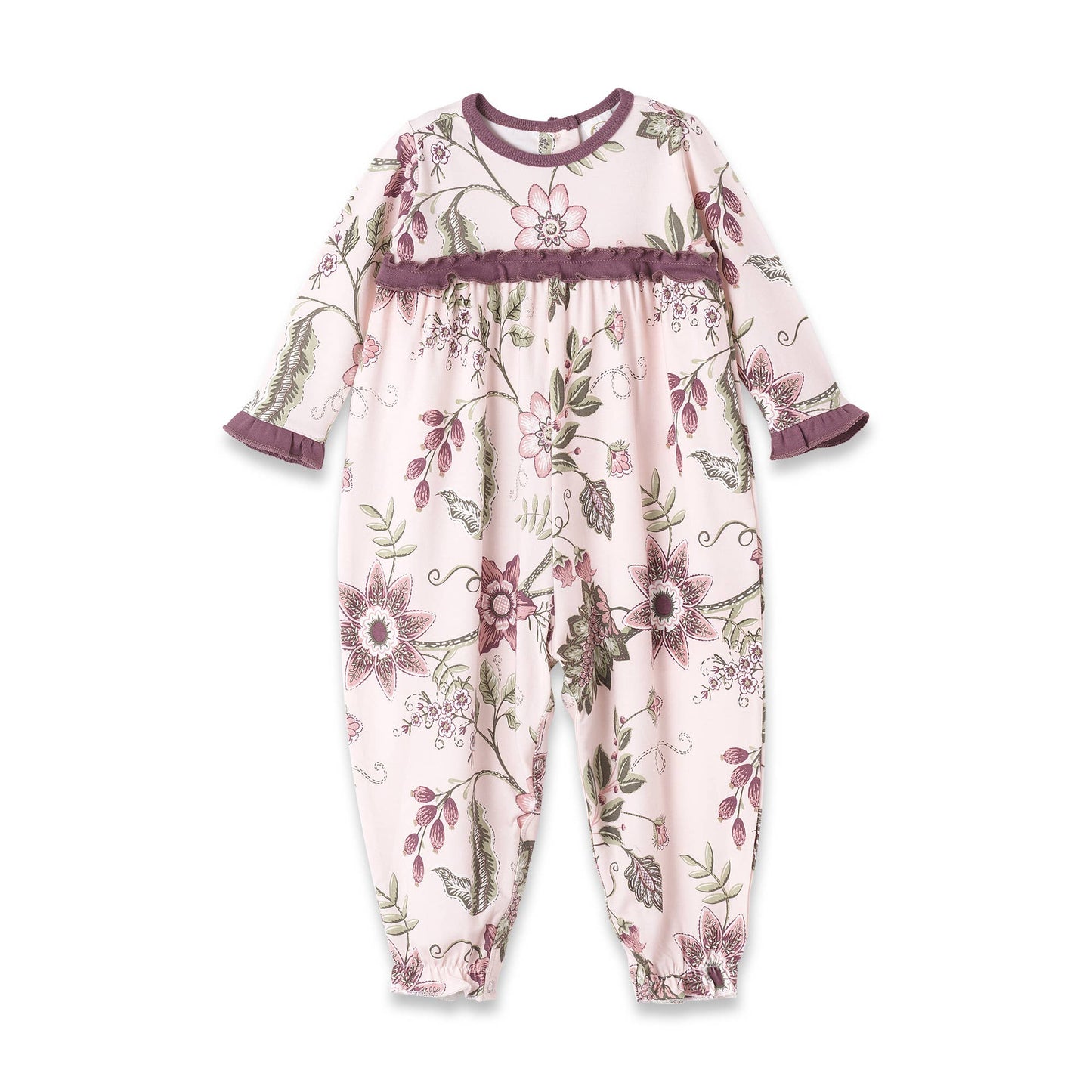 Floral Stitchery Bamboo Romper