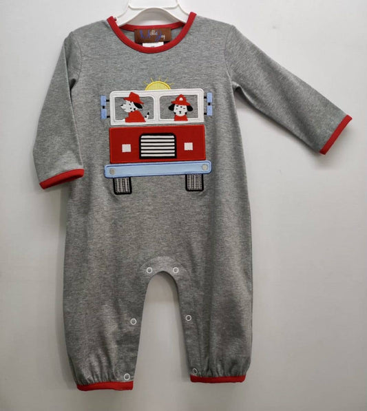 Fire Engine Applique Romper