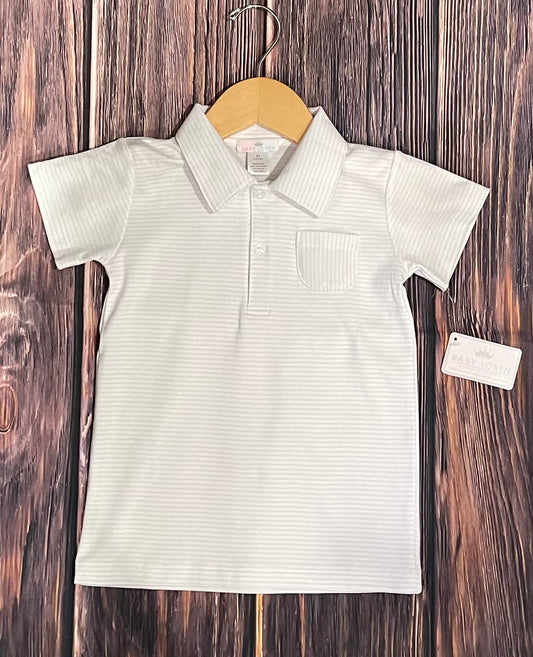 Blue Stripes Collared Shirt