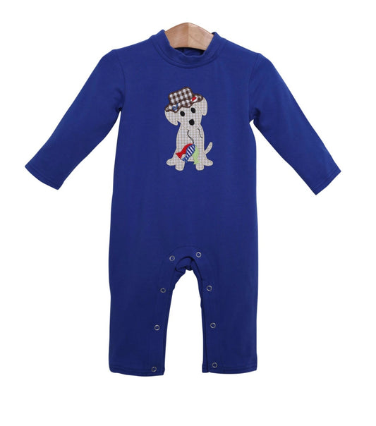 Trotter Street Fishing Dog Romper