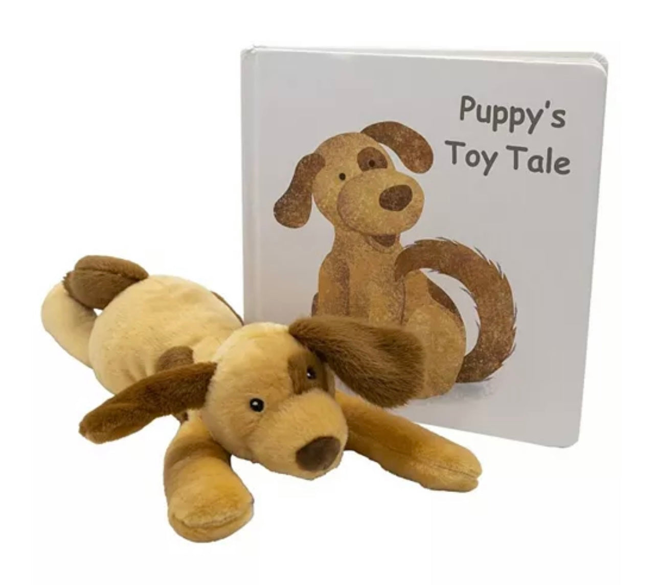 Mary Meyer Puppy Soft Plush & "Puppy's Toy Tale" Board Book - Plush & Book Set